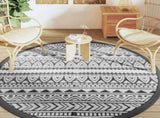 Outdoor Carpet ARAKIL Black 200 cm PP 368516