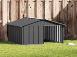Dog House Anthracite 116,5x103x81,5 cm Galvanised Steel 171540