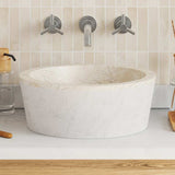 Sink Cream 40x15 cm Marble 149177
