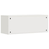 Wall Cabinet for Garage with Gas-lift Door White 883273