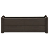 ZNTS Garden Raised Bed PP Mocha 100x43x35 cm 313976