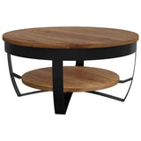 289616 Coffee Table 65x65x32 cm Solid Acacia Wood