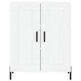 Highboard White 69.5x34x180 cm Engineered Wood 3198345