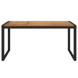 Garden Table Brown Solid acacia wood Medium Durable 319516