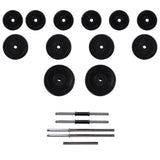 Weight Bench with Weight Rack, Barbell and Dumbbell Set 30.5kg 275368