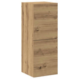 4 Piece TV Cabinet Set Wall-mounted Artisan Oak Engineered Wood 3329018
