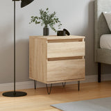 Bedside Cabinet Sonoma Oak 40x35x50 cm Engineered Wood 830674