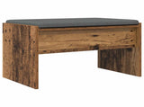 Hall Bench with Cushion Old Wood 63 x 38 x 40 cm 891550