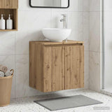 Wall-Mounted Sink Vanity Artisan Oak 49.5 x 41 x 64.5 cm 890401