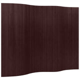 Room Divider Bamboo Dark Brown 250x165 cm 241669