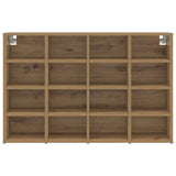 Shoe Cabinet Artisan Oak 103 x 30 x 67 cm Engineered Wood 875219