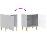 Bedside Table White 43 x 34.5 x 50 cm Engineered Wood 895025