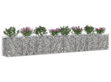 Gabion Raised Bed 3 pcs Silver 3422223
