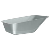 Wheelbarrow Tray Replacement Silver 88 x 60 x 32 cm Steel 42007976