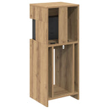 Electric Fireplace Artisan Oak 35 x 30 x 86 cm Engineered wood 8021134