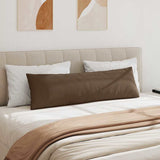 Sofa Pillows 2 pcs Brown 145 x 40 cm Fabric 42013829