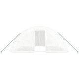 Greenhouse with Steel Frame White 20 m² 5x4x2.3 m 3188094