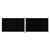 Retractable Side Awning Black 200x600 cm 318006