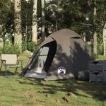 ZNTS Camping Tent Dome 2-Person Brown Waterproof 4009613