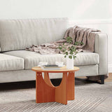 Coffee Table Wax Brown 50 x 50 x 35 cm Solid pine wood 873531