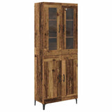 Highboard Old Wood 69.5 x 34 x 180 cm Engineered Wood 3403580