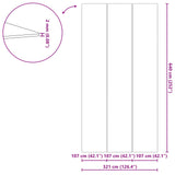 Pool Ground Sheet 640 x 321 x 0.1 cm Rectangular Black 42009125