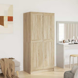 803437 Wardrobe Sonoma Oak 82,5x51,5x180 cm Engineered Wood