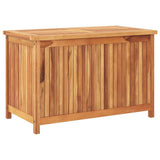 Garden Storage Box 90x50x58 cm Solid Teak Wood 315380
