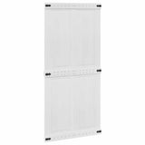Barn Door Corona White 100 x 210 cm Solid Pine Wood 42021204