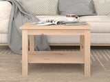 Coffee Table 50x50x45 cm Solid Wood Pine 822277