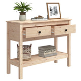 Console Table 100x35x75 cm Solid Wood Pine 814624