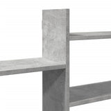 Wall Shelf Concrete Grey 167.5x18x68 cm Engineered Wood 853320