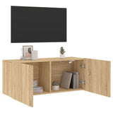 TV Cabinet Wall-mounted Sonoma Oak 100x30x41 cm 836968