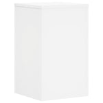 ZNTS Plant Stands 2 pcs White 30x30x50 cm Engineered wood 852915