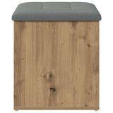 Storage Bench Artisan Oak 62x42x45 cm Engineered Wood 857616