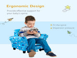 Toddler Chair Children's Armchairs Wood Frame w/ Footrest Anti-Slip Legs High Back Arms for Bedroom T3398P347636