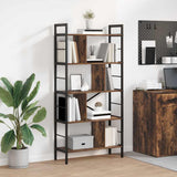 Bookshelf Smoked Oak 75 x 30 x 156 cm Engineered Wood 883960