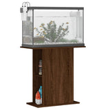 Aquarium Stand Brown Oak 75x36x72.5 cm Engineered Wood 833654