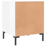 Bedside Cabinets 2 pcs High Gloss White 40x40x50 cm Engineered Wood 827569