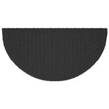 Garden Table Black 100x50x75 cm Poly Rattan 316652