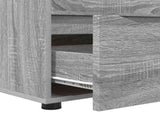 Storage Cabinet 60 x 48 x 57 cm Engineered Wood Grey Sonoma 888833
