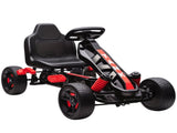 Pedal Go Kart for Kids Aged 3-6 Years, with Freewheel System, Brake, EVA Anti-Slip Wheels, Red T3398P378924