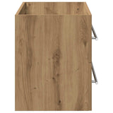 Bathroom Sink Cabinet Artisan Oak 80x38.5x48 cm Engineered Wood 862534