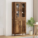 Highboard Old Wood 69.5 x 34 x 180 cm Engineered Wood 3403580