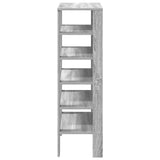 Shoe Rack Grey Sonoma 61x32x105 cm Engineered Wood 859865
