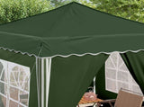 Pop-up Party Tent 195 x 195 x 245 cm Green Oxford Fabric 42019739