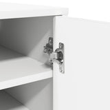 Shoe Cabinets 2 pcs White 32x35x70 cm Engineered Wood 808955