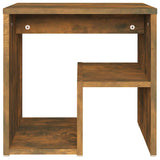 Bed Cabinets 2 pcs Smoked Oak 40x30x40 cm Engineered Wood 815178
