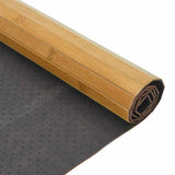 Rug Rectangular Natural 100x400 cm Bamboo 376817