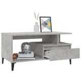 Coffee Table Concrete Grey 90x49x45 cm Engineered Wood 819624
